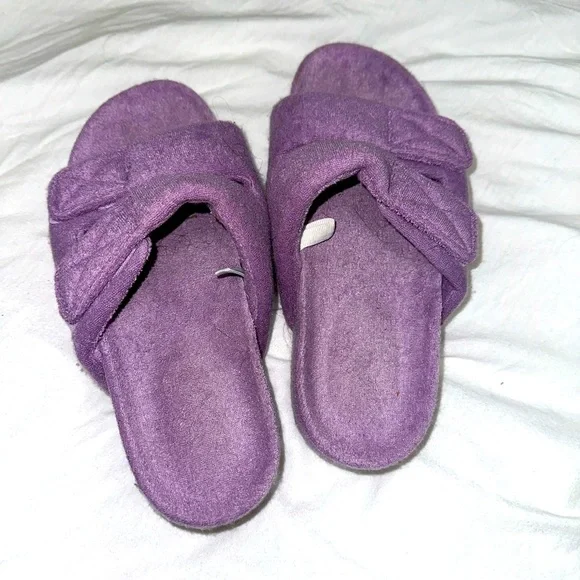 Terry cloth slide platform sandals size 7 - Picture 2 of 4